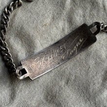 Load image into Gallery viewer, Vintage Sterling Engraved ID Bracelet
