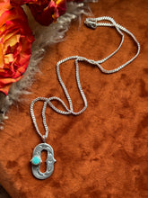 Load image into Gallery viewer, Royston Turquoise ‘O’ Tack Letter
