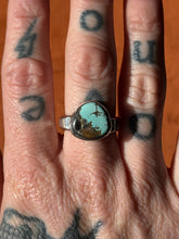 Load image into Gallery viewer, Sierra Nevada Turquoise Smokestack Ring
