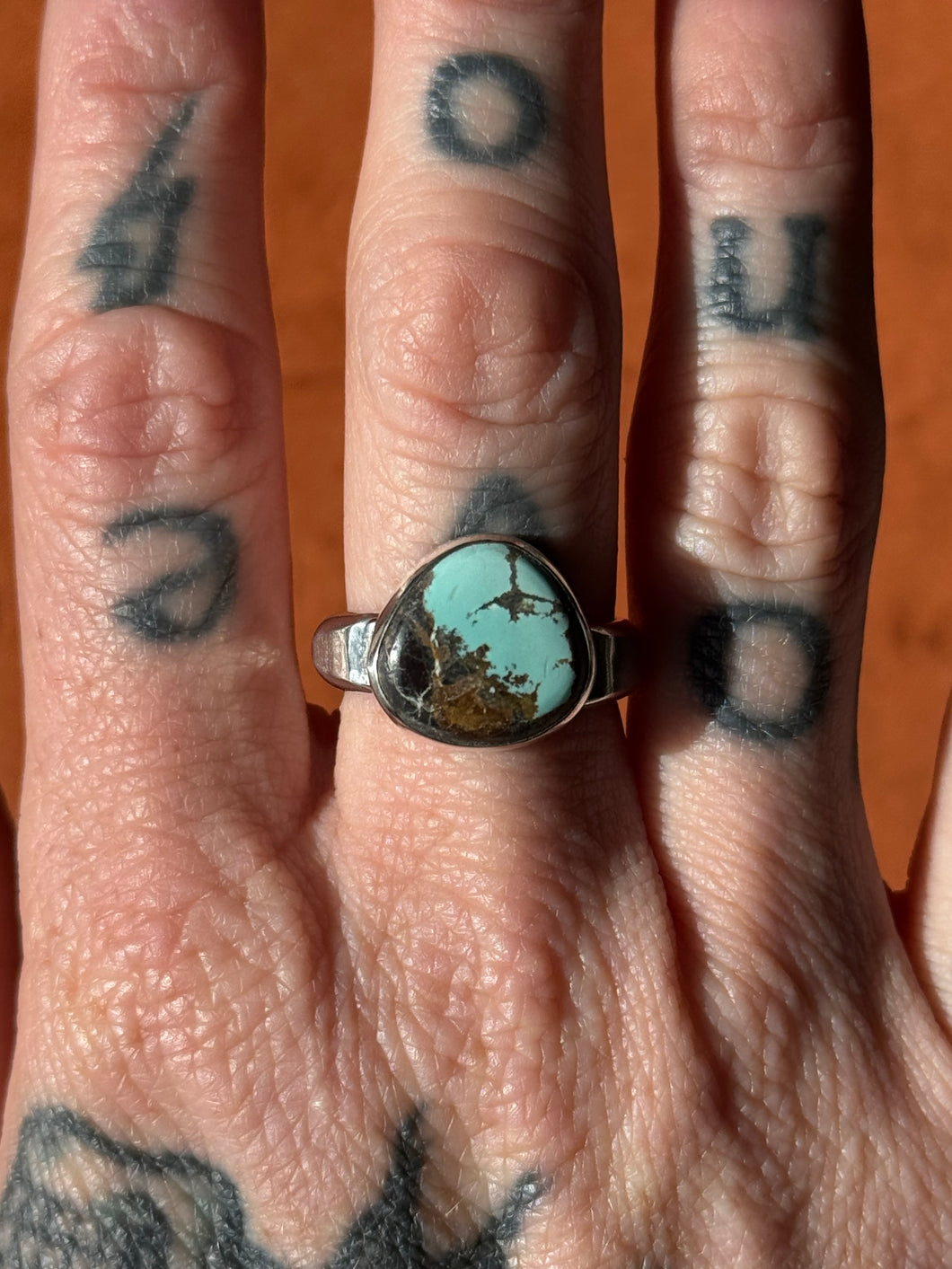 Sierra Nevada Turquoise Smokestack Ring