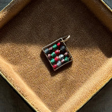 Load image into Gallery viewer, Vintage Sterling Silver Beaded Abacus Charm
