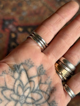 Load image into Gallery viewer, Moon River Stamped Ring
