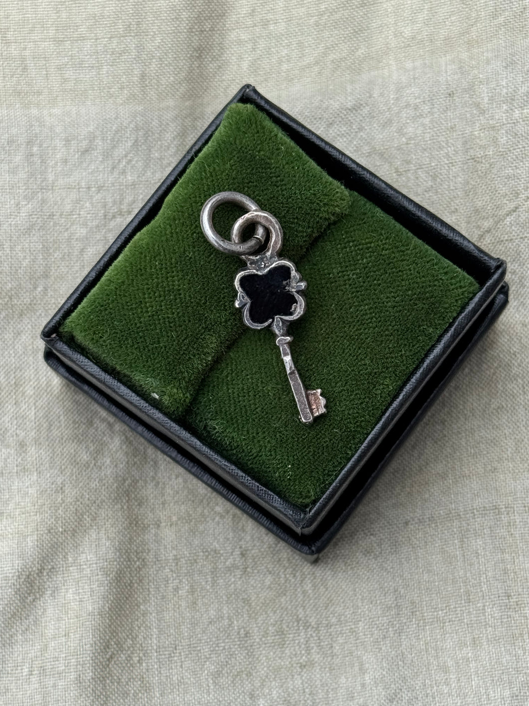 Vintage Sterling Silver Key Charm