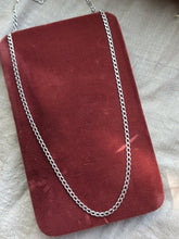 Load image into Gallery viewer, Vintage Sterling Silver Flat Curb Chain
