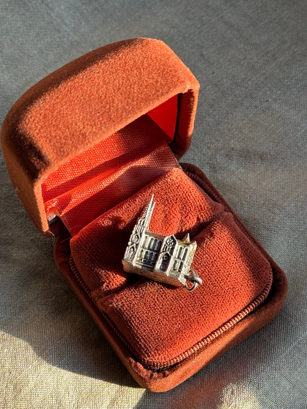 Vintage Sterling Silver Notre Dame Charm