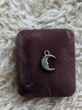 Load image into Gallery viewer, Vintage Sterling Silver Crescent Moon Charm
