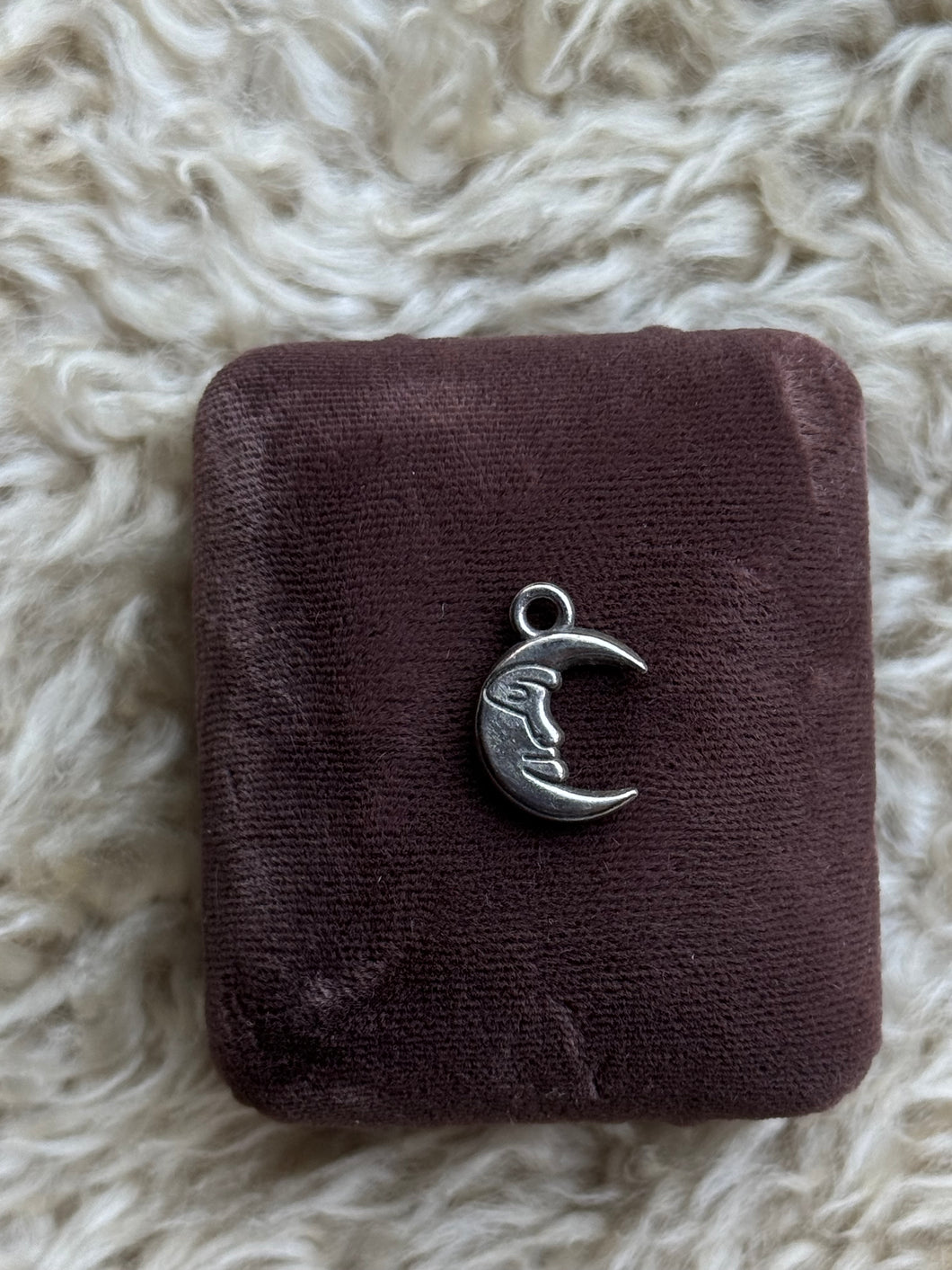 Vintage Sterling Silver Crescent Moon Charm