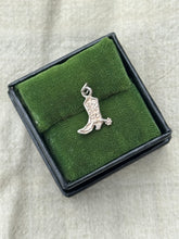 Load image into Gallery viewer, Vintage Sterling Silver Tiny Cowboy Boot Charm
