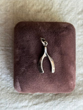 Load image into Gallery viewer, Vintage Sterling Silver Wishbone Charm
