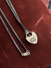 Load image into Gallery viewer, Garnet Heart Lock
