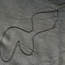 Load image into Gallery viewer, Vintage Sterling Silver dainty Rope Chain
