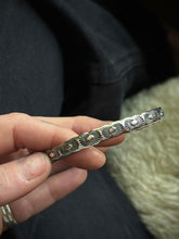 Load image into Gallery viewer, Sterling Silver Daisy Stacking Cuff
