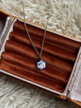 Load image into Gallery viewer, Vintage Sterling Silver Enamel Cherub Necklace
