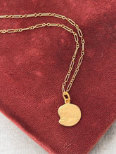 Load image into Gallery viewer, Vintage Gold Vermeil Baby Head Necklace
