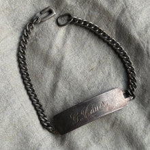 Load image into Gallery viewer, Vintage Sterling Engraved ID Bracelet
