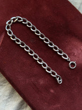 Load image into Gallery viewer, Vintage Sterling Silver Textured Curb Bracelet
