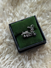Load image into Gallery viewer, Vintage Sterling Silver motorcycle Charm
