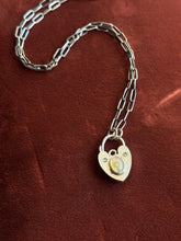 Load image into Gallery viewer, Opal Heart Lock
