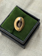 Load image into Gallery viewer, Vintage Brass Cowboy Hat Hat Pin
