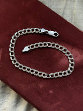 Load image into Gallery viewer, Vintage Sterling Silver Double Link Bracelet
