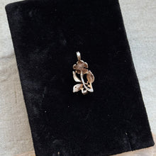 Load image into Gallery viewer, Vintage Sterling Silver Rose Pendant
