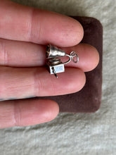 Load image into Gallery viewer, Vintage Sterling Silver Turning Gramophone Charm
