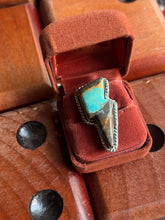 Load image into Gallery viewer, MTS Tyrone Turquoise Lightning Bolt Ring

