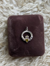 Load image into Gallery viewer, Vintage Sterling Silver Claddagh Pendant

