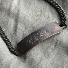 Load image into Gallery viewer, Vintage Sterling Engraved ID Bracelet
