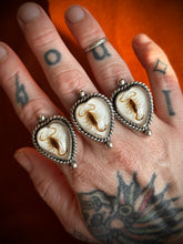 Load image into Gallery viewer, White Scorpion Heart Ring
