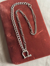 Load image into Gallery viewer, Sterling Silver Shackle Necklace
