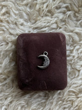 Load image into Gallery viewer, Vintage Sterling Silver Crescent Moon Charm
