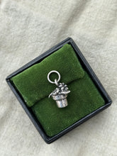 Load image into Gallery viewer, Vintage Sterling Silver Potted Flower Charm
