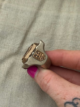 Load image into Gallery viewer, Vintage 1950s Brass Mexican Biker Ring
