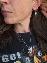 Load image into Gallery viewer, Arrowhead Charm Single Hoop
