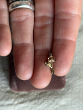 Load image into Gallery viewer, Vintage Black Hills Gold Rose Charm
