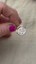 Load and play video in Gallery viewer, Vintage Sterling Silver I Love You Flipper
